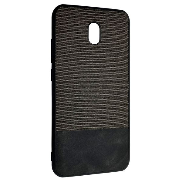 Чохол-накладка DK Silicone дляm Cotton Fabric для Xiaomi Redmi 8A (black) 09802-076 фото