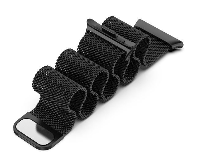 Ремешок CDK для Xiaomi Mi Smart Band 9 Pro | Metal Milanese Loop Magnetic (017123) (black) 018663-124 фото