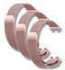 Ремешок 3шт CDK для Huawei Band 10 | Metal Milanese Loop Magnetic (015813) (pink rose) 021821-328 фото 1