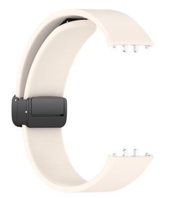 Ремінець DK Silicone Sport Magnetic для Samsung Galaxy Fit3 (R390) (ivory/black) 017618-089 фото
