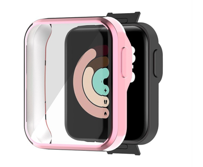 Чехол-накладка DK Silicone Face Case для Xiaomi Redmi Watch (012196) (pink rose) 012196-328 фото