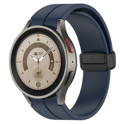 Ремінець CDK для Samsung Galaxy Watch7 (L300/L310) 40 mm "L" Silicone Sport Magnetic (015834) (dark blue / 017892-087 фото