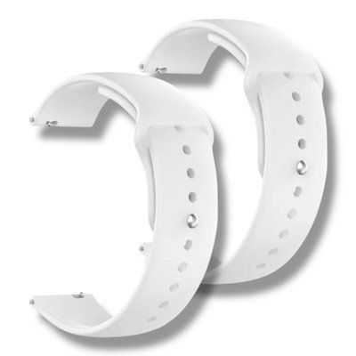 Ремешок 2шт CDK для Xiaomi Redmi Watch 5 Lite | 22mm Silicone Sport Band (011909) (white) 022297-127 фото