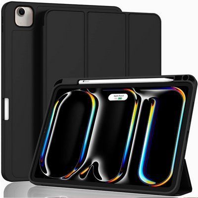 Чехол-книжка CDK для Apple iPad Pro 12.9" 3gen 2018 | Экокожа силикон Smart Case Слот Стилус(017899) (black) 017900-998 фото
