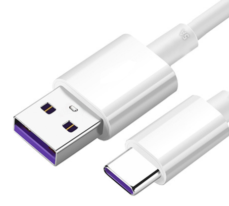 Кабель Data Cable Super Charge 40W / 5A 1m USB на Type-C / USB-C для Huawei (white) 010317-129 фото