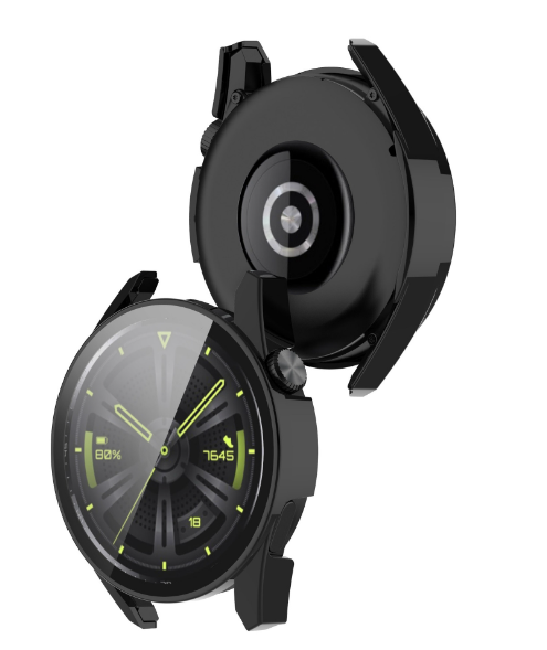 Чехол-накладка DK Пластик Glos Glass Full Cover для Huawei Watch GT 3 46m (black) 014816-124 фото