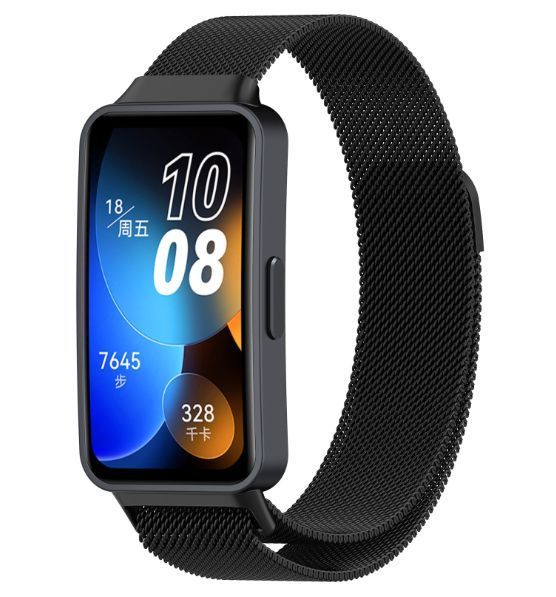 Ремінець CDK для Huawei Band 10 | Metal Milanese Loop Magnetic (015813) (black) 020136-124 фото