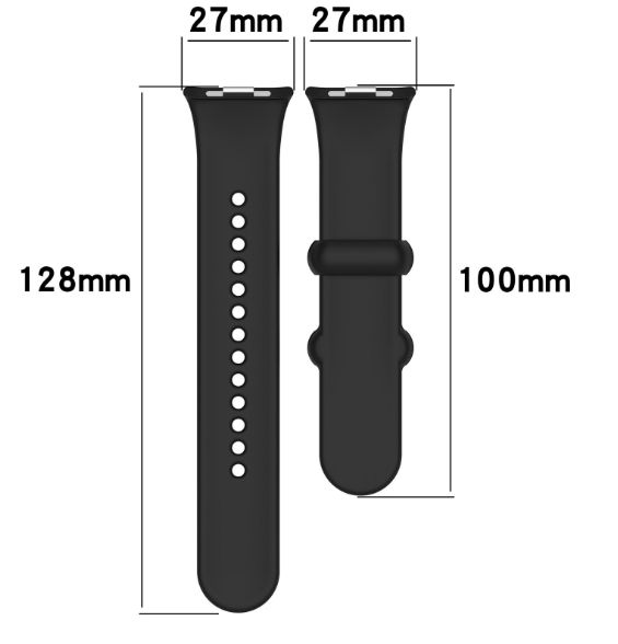 Ремешок CDK Silicone Sport Band для Xiaomi Redmi Watch 4 (017124) (black) 017268-124 фото