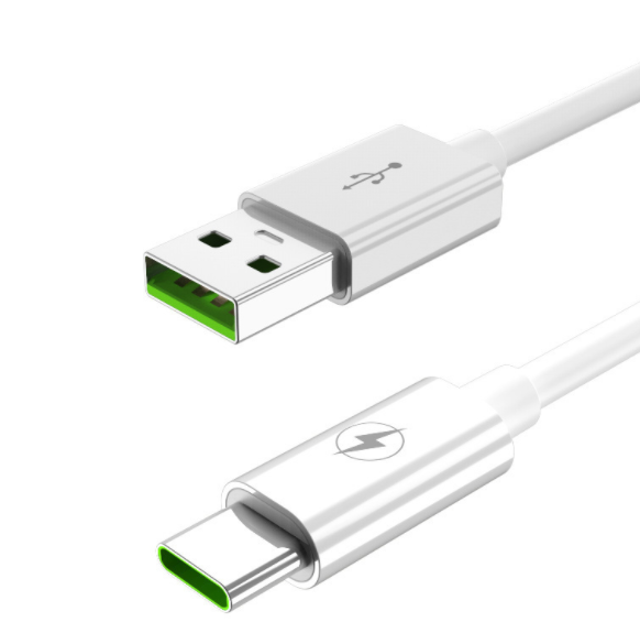 Кабель VOOC Flash Charge для Oppo 30W / 5V-6A 1m USB Type-C / USB-C (DL129) (white) 012554-407 фото