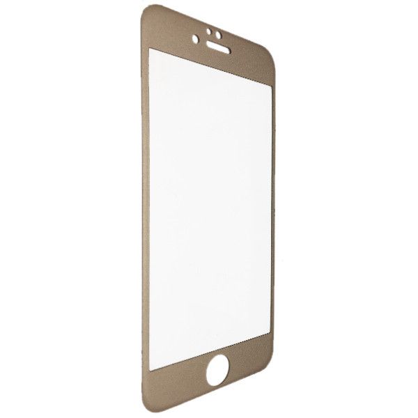 Захисне скло для Apple iPhone 6/6S під шкіру front gold 00830 фото