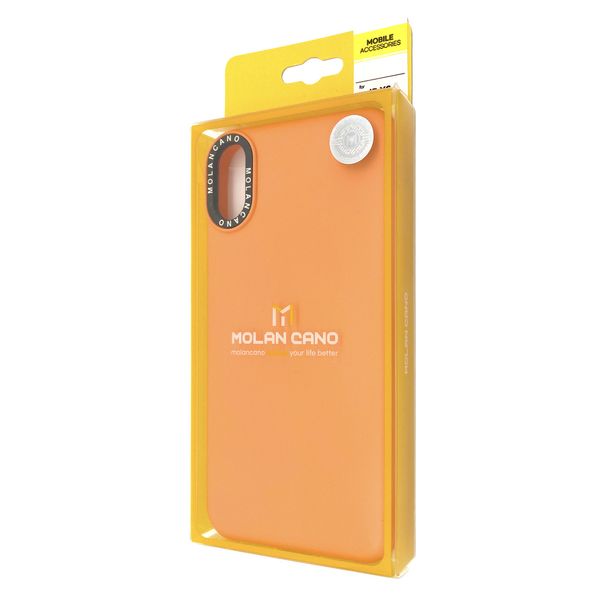 Чохол-накладка Silicone Molan Cano SF Jelly MAI XI для Apple iPhone X / XS (orange) 012777-149 фото