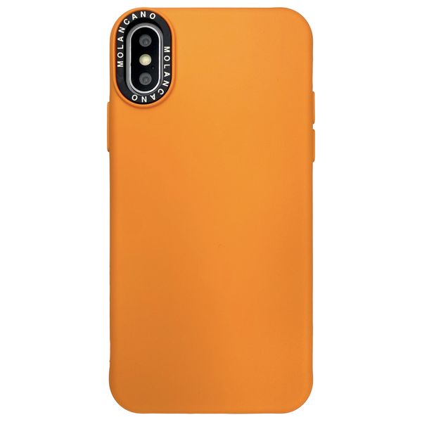 Чохол-накладка Silicone Molan Cano SF Jelly MAI XI для Apple iPhone X / XS (orange) 012777-149 фото