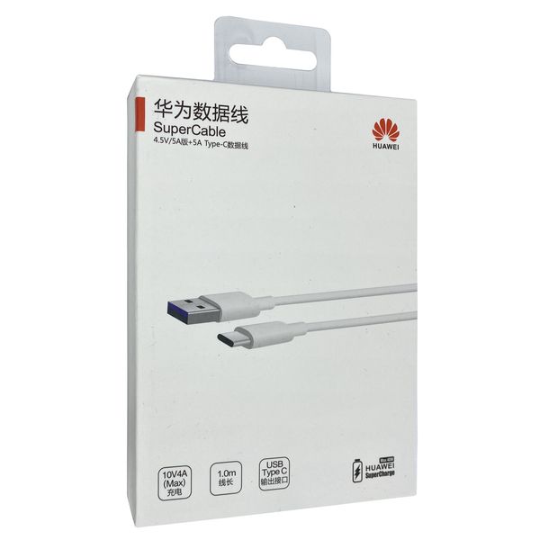 Кабель Data Cable Super Charge 40W / 5A 1m USB на Type-C / USB-C для Huawei (white) 010317-129 фото