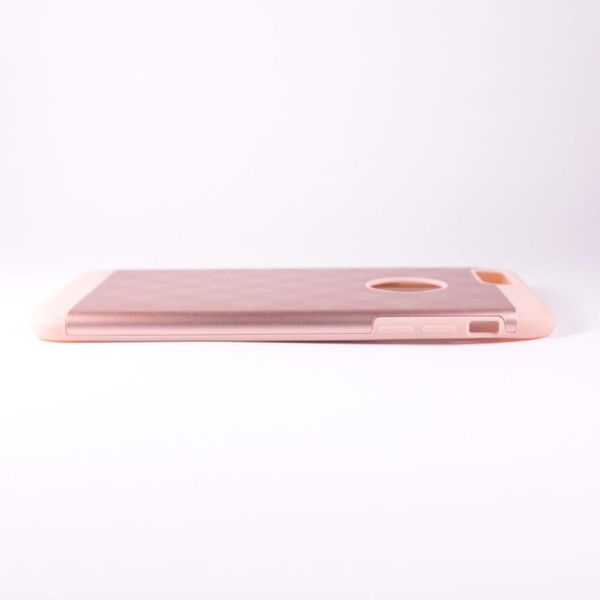 Чехол-накладка DK силикон с металл крышкой Ромб для Apple iPhone 7 Plus / 8 Plus (rose gold) 04454 фото