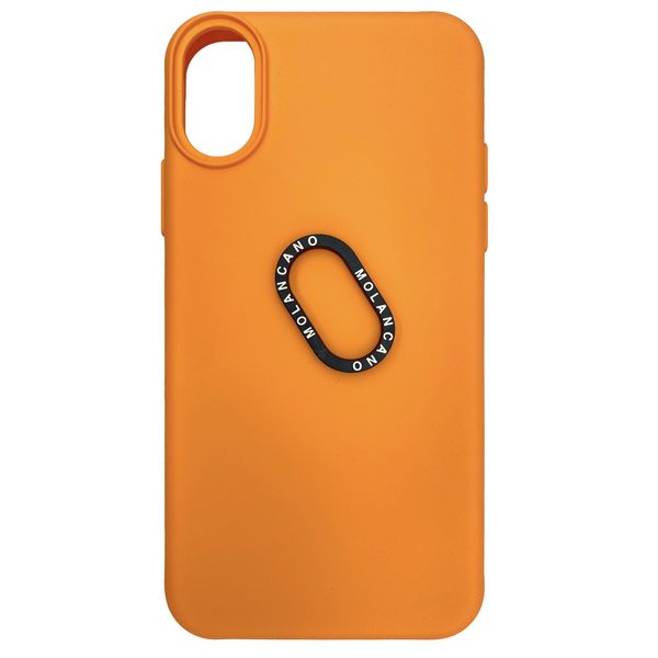 Чохол-накладка Silicone Molan Cano SF Jelly MAI XI для Apple iPhone X / XS (orange) 012777-149 фото