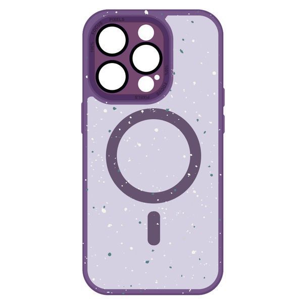 Чехол-накладка DK для Apple iPhone 12 Pro Max | MagSafe Composite Matte Splash (deep purple) 018518-061 фото