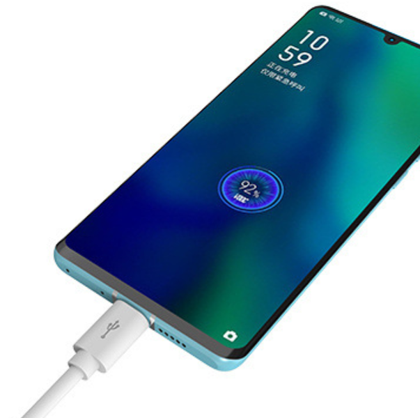 Кабель VOOC Flash Charge для Oppo 30W / 5V-6A 1m USB Type-C / USB-C (DL129) (white) 012554-407 фото