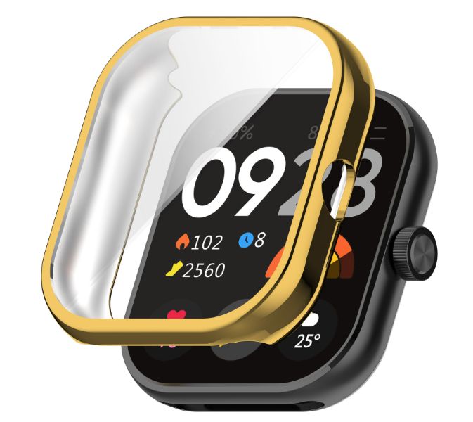 Чехол-накладка DK Silicone Face Case для Xiaomi Redmi Watch 4 (gold) 017524-228 фото