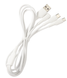 Кабель DK Super Fast Charging Data Cabel 5A 1.2m USB на MicroUSB / Lightning / Type-C (white) 015465-407 фото 2