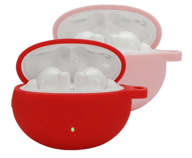 Чехол-накладка DK Silicone Candy Friendly с карабином для Huawei FreeBuds 4i (red) 011591-074 фото