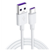 Кабель Data Cable Super Charge 40W / 5A 1m USB на Type-C / USB-C для Huawei (white) 010317-129 фото 1
