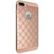 Чехол-накладка DK силикон с металл крышкой Ромб для Apple iPhone 7 Plus / 8 Plus (rose gold) 04454 фото 1