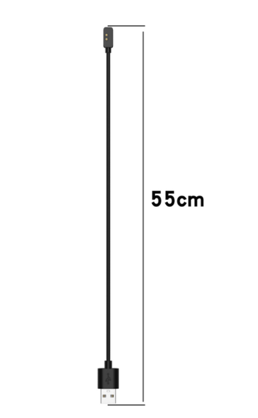 Зарядний пристрій кабель DK (55см) USB для Xiaomi Redmi Watch 2 Lite (013570) (black) 013570-124 фото