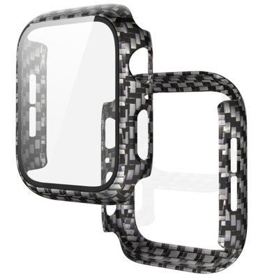 Чехол-накладка CDK для Apple Watch 40mm (Series SE1 / SE2 / SE3) | Пластик Carbon Glass (011431) (black) 022203-124 фото