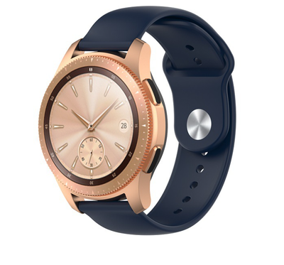 Ремешок CDK для Mobvoi TicWatch E | 20mm Silicone Sport Band (011908) (dark blue) 012222-132 фото