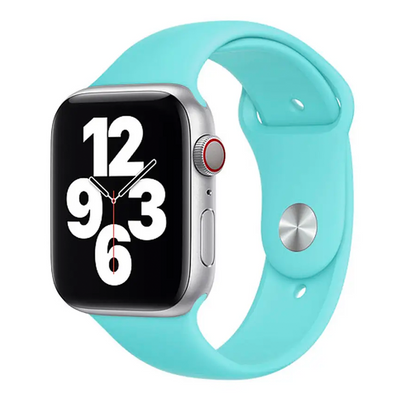 Ремешок DK для Apple Watch 42mm (Series 1 / 2 / 3) | M / L Silicone Sport Band (05531) (mint green) 05531-042 фото