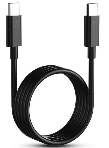 Кабель 2шт CDK 125W TurboPower Type-C на Type-C для Motorola (OEM) (022120) (black) 023081-693 фото