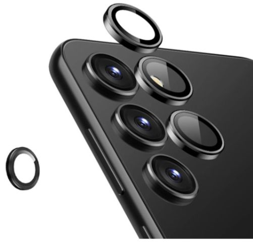 Защитное стекло на камеру DK Lens Metal Ring Eagle Eye для Samsung Galaxy S23 (S911) (015719) (black) 015719-062 фото