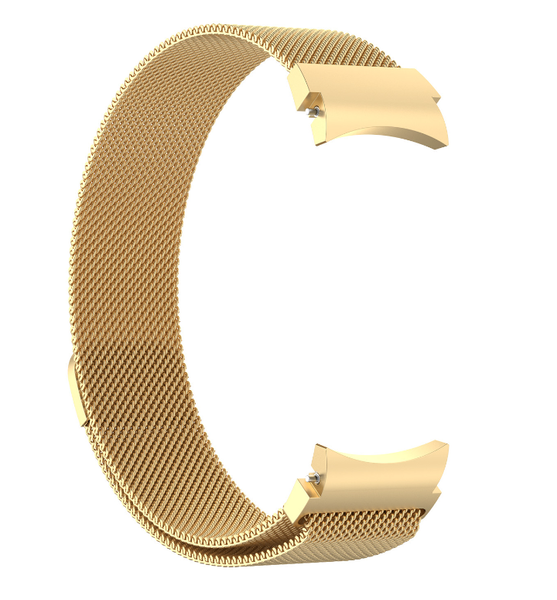 Ремінець CDK Metal Ring Milanese Loop Magnetic 20mm для Samsung Watch4 Classic(R890/R895)46mm(013591) (gold) 013594-228 фото
