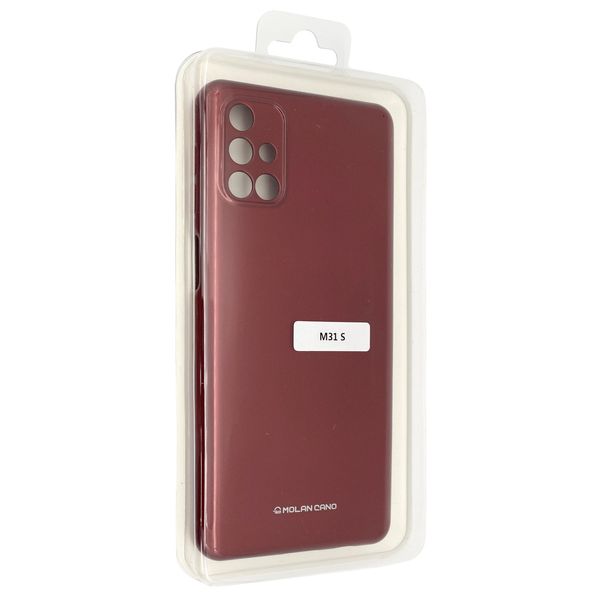 Чохол-накладка Silicone Molan Cano Jelly Case для Samsung Galaxy M31s (M317) (red) 010920-120 фото