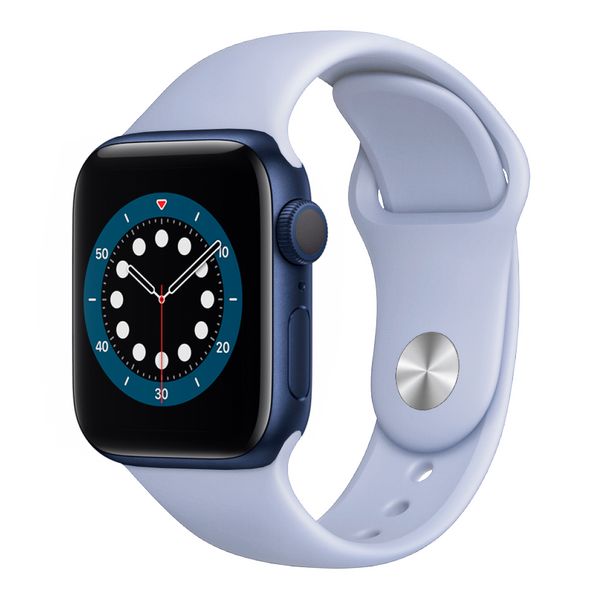 Ремінець CDK для Apple Watch 46 mm (Series 10) | M / L Silicone Sport Band (05531) (sky blue) 018059-966 фото