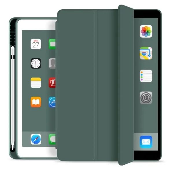 Чехол-книжка DK Эко-кожа силикон Smart Case Слот Стилус для Apple iPad 9.7" 6gen 2018 (013748) (green) 013748-573 фото