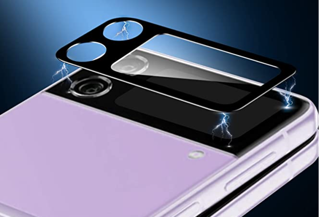 Захисне скло на камеру HD DK 3D Color Glass для Samsung Galaxy Z Flip3 5G (F711) 013338-062 фото