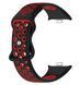 Ремешок 2шт CDK для Xiaomi Mi Smart Band 9 Pro | Silicone Sport Band Nike (017600) (black / red) 022134-963 фото 2