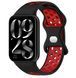 Ремешок 2шт CDK для Xiaomi Mi Smart Band 9 Pro | Silicone Sport Band Nike (017600) (black / red) 022134-963 фото 4