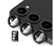Защитное стекло на камеру DK Lens Metal Ring Eagle Eye для Samsung Galaxy S23 (S911) (015719) (black) 015719-062 фото 2
