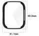 Чехол-накладка DK Silicone Face Case для Xiaomi Redmi Watch 3 Active / 3 Lite (black) 016397-124 фото 3