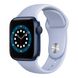 Ремешок CDK для Apple Watch 46mm (Series 10) | M / L Silicone Sport Band (05531) (sky blue) 018059-966 фото