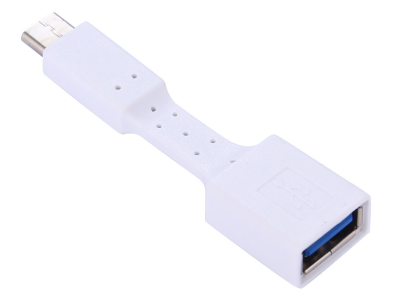 Переходник Flat OTG Type-C / USB-C на USB 3.0 (white) 015466-407 фото