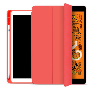 Чохол-книжка CDK Еко-шкіра силікон Smart Case Слот під Стилус для Apple iPad 10.2" 9gen 2021 (011189) (red) 013745-082 фото