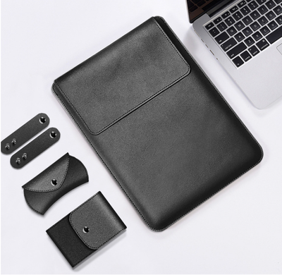 Чохол-конверт CDK Leather 4в1 Envelope Kit для Apple MacBook Air 13" Retina2020(A2179/A2337)(013510) (black) 013800-690 фото