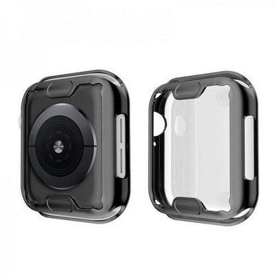 Чехол-накладка CDK для Apple Watch 40mm (Series SE1 / SE2 / SE3) | Silicone Face Case (08977) (black) 022202-722 фото