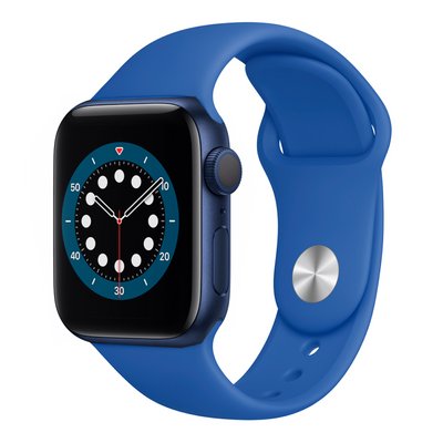 Ремінець CDK для Apple Watch 46 mm (Series 10) | M / L Silicone Sport Band (05531) (denim blue) 018059-095 фото