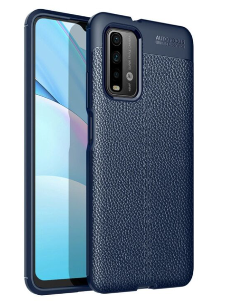 Чехол-накладка CDK Silicone Leather Autofocus TPU для Xiaomi Redmi 9T (011330) (dark blue) 011351-831 фото