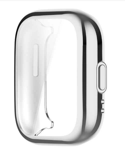 Чехол-накладка DK Silicone Face Case для Xiaomi Amazfit Active (A2211) (silver) 017521-227 фото
