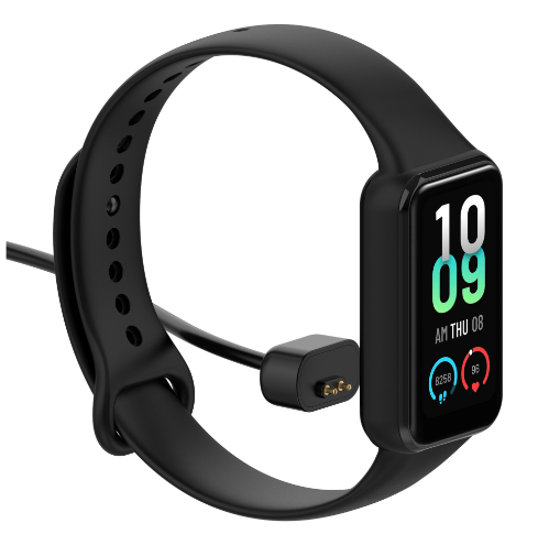 Зарядний пристрій DK-кабель (1m) USB для Xiaomi Amazfit Band 7 (black) 015552-124 фото